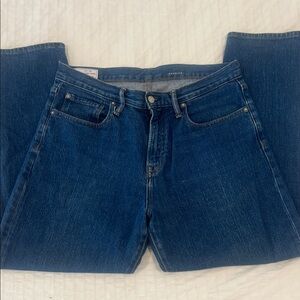 Gap Dark Blue Straight Taper Leg Jeans